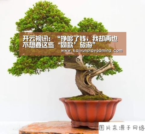 开云视讯:“挣够了钱,我却再也不想要这些‘同款’旅游”(图1) 开云视讯